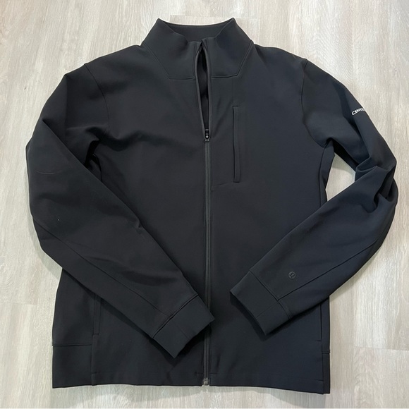 Lululemon Men’s Black Jacket Sz M Full Zipper - Picture 1 of 4